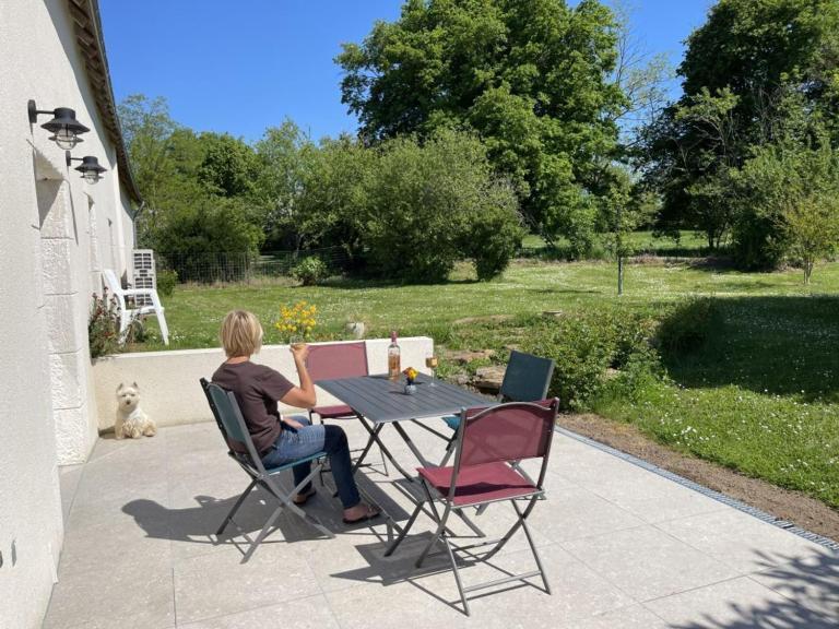 Les Mimosas Villa Gracay Buitenkant foto